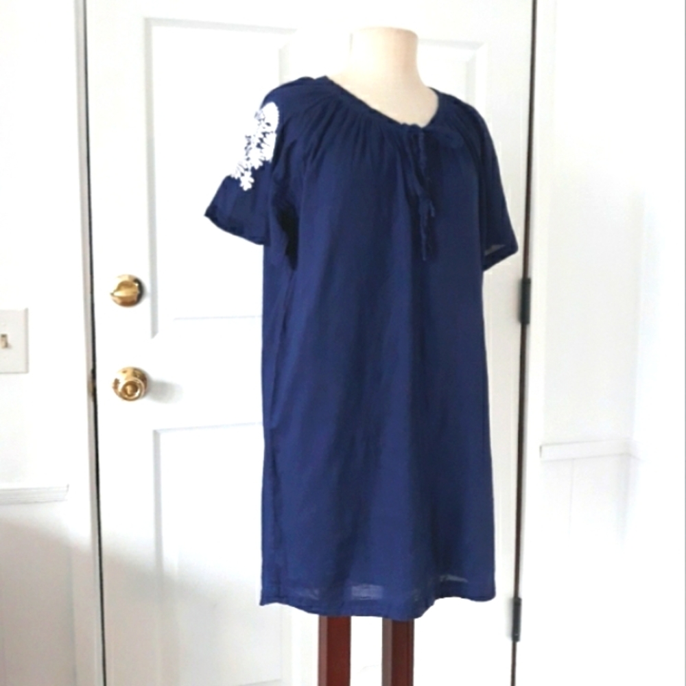 Roberta Roller Rabbit blue embroidered dress